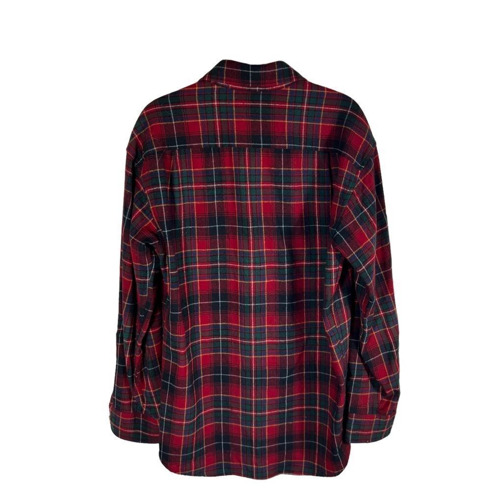 Pendleton Red Plaid Virgin Wool Button Down Shirt - image 2